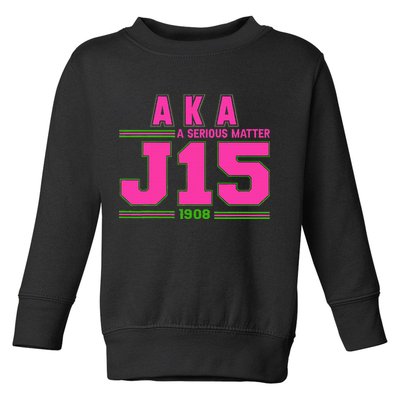 A Serious Matter J15 FounderS Day And Green Aka Toddler Sweatshirt