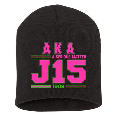 A Serious Matter J15 FounderS Day And Green Aka Short Acrylic Beanie
