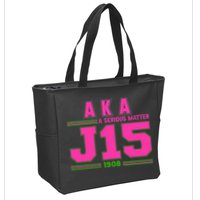 A Serious Matter J15 FounderS Day And Green Aka Zip Tote Bag