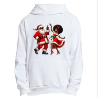 African Santa Mrs Claus Dancing African American Christmas Urban Pullover Hoodie