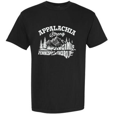 Appalachia Strong Mountain Outdoors Hiking Nc Garment-Dyed Heavyweight T-Shirt