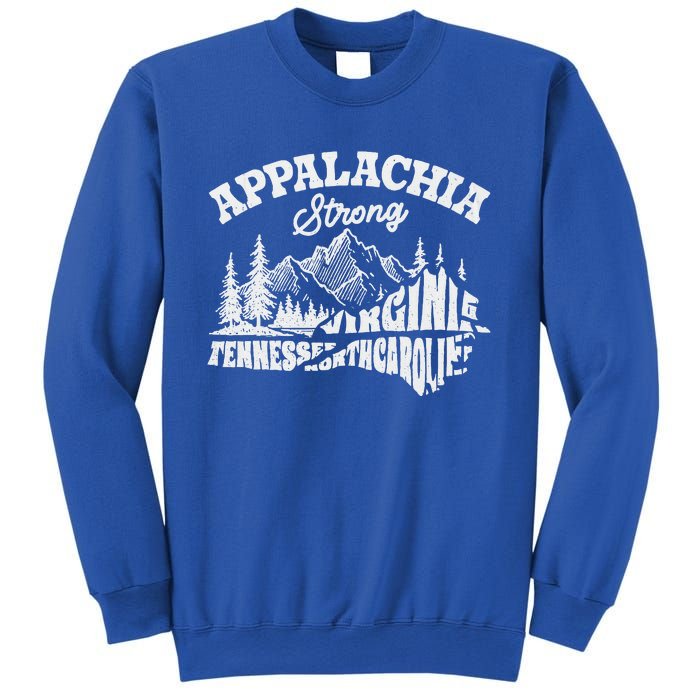 Appalachia Strong Mountain Outdoors Hiking Nc Sweatshirt