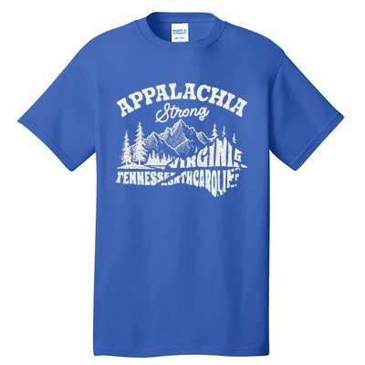 Appalachia Strong Mountain Outdoors Hiking Nc Tall T-Shirt