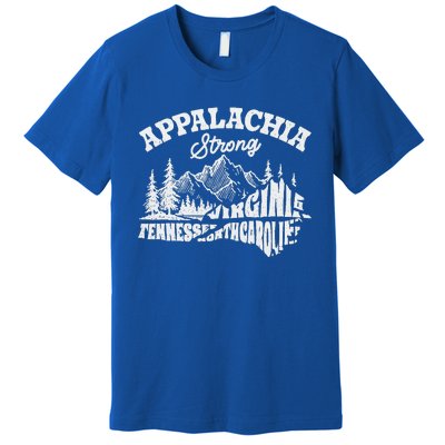 Appalachia Strong Mountain Outdoors Hiking Nc Premium T-Shirt