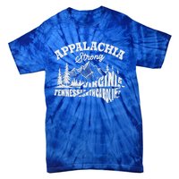 Appalachia Strong Mountain Outdoors Hiking Nc Tie-Dye T-Shirt