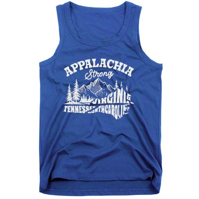 Appalachia Strong Mountain Outdoors Hiking Nc Tank Top