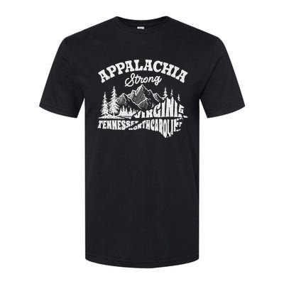 Appalachia Strong Mountain Outdoors Hiking Nc Softstyle CVC T-Shirt