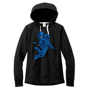 Astro Space Man Slam Dunk Basketball Asteroid Women's Fleece Hoodie