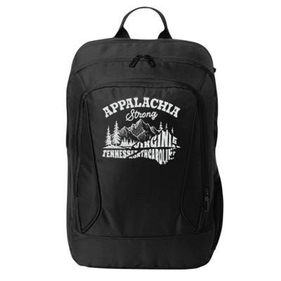 Appalachia Strong Mountain Outdoors Hiking Nc Design City Backpack