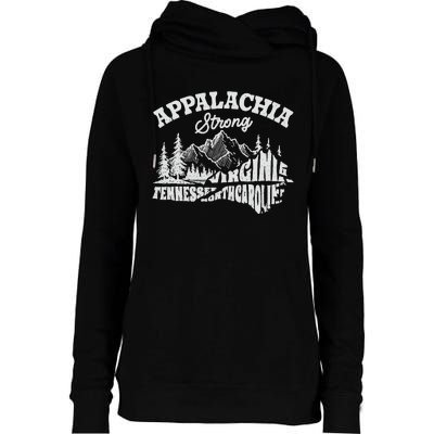 Appalachia Strong Mountain Outdoors Hiking Nc Design Womens Funnel Neck Pullover Hood