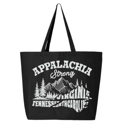 Appalachia Strong Mountain Outdoors Hiking Nc Design 25L Jumbo Tote