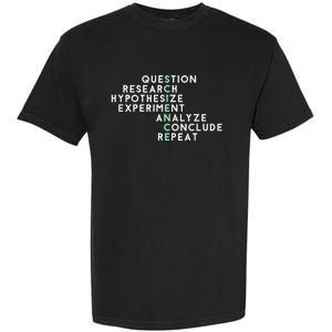 Acrostic Scientific Method Research Experiment Science Garment-Dyed Heavyweight T-Shirt