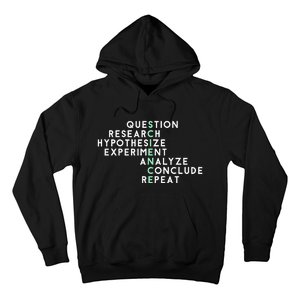 Acrostic Scientific Method Research Experiment Science Hoodie