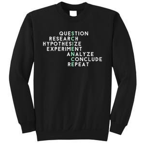 Acrostic Scientific Method Research Experiment Science Sweatshirt