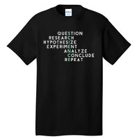 Acrostic Scientific Method Research Experiment Science Tall T-Shirt