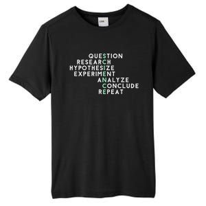 Acrostic Scientific Method Research Experiment Science Tall Fusion ChromaSoft Performance T-Shirt