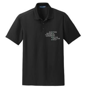 Acrostic Scientific Method Research Experiment Science Dry Zone Grid Polo