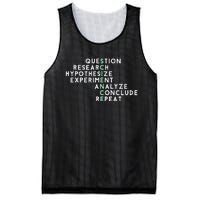 Acrostic Scientific Method Research Experiment Science Mesh Reversible Basketball Jersey Tank