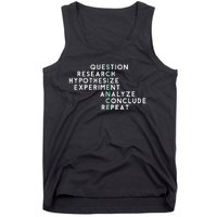 Acrostic Scientific Method Research Experiment Science Tank Top