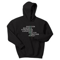 Acrostic Scientific Method Research Experiment Science Kids Hoodie