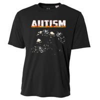 Autism Skeleton Meme Halloween Costume Spooky Season Cooling Performance Crew T-Shirt