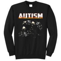 Autism Skeleton Meme Halloween Costume Spooky Season Sweatshirt