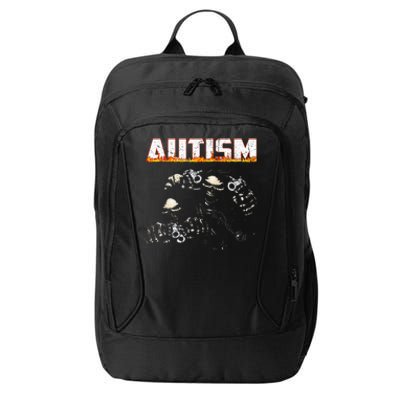 Autism Skeleton Meme Halloween Costume Spooky Season City Backpack