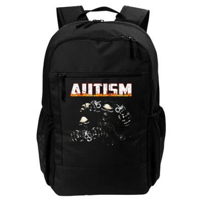 Autism Skeleton Meme Halloween Costume Spooky Season Daily Commute Backpack