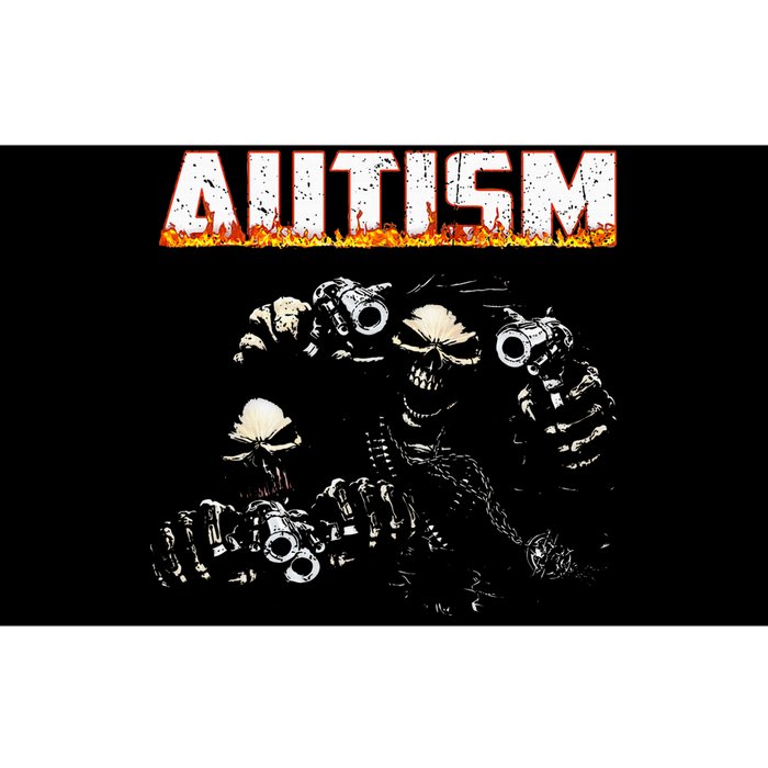 Autism Skeleton Meme Halloween Costume Spooky Season Bumper Sticker