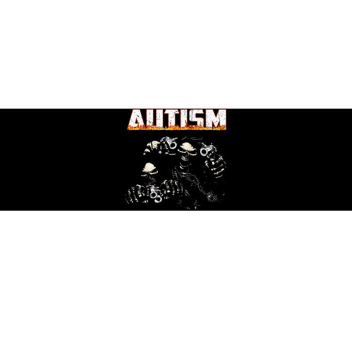 Autism Skeleton Meme Halloween Costume Spooky Season Bumper Sticker