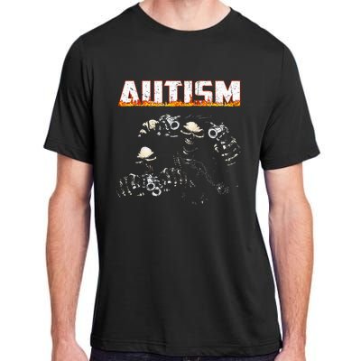 Autism Skeleton Meme Halloween Costume Spooky Season Adult ChromaSoft Performance T-Shirt