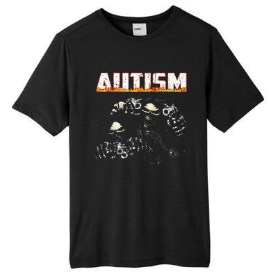 Autism Skeleton Meme Halloween Costume Spooky Season Tall Fusion ChromaSoft Performance T-Shirt