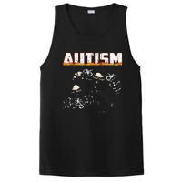 Autism Skeleton Meme Halloween Costume Spooky Season PosiCharge Competitor Tank