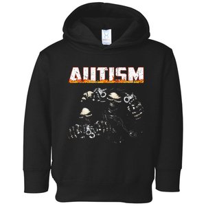 Autism Skeleton Meme Halloween Costume Spooky Season Toddler Hoodie