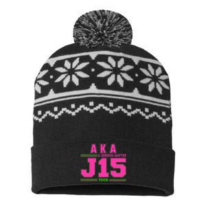 A Serious Matter J15 Founders Day And Green Aka USA-Made Snowflake Beanie