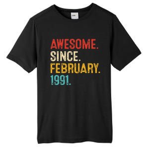 Awesome Since March 1991 32nd Birthday Retro 32 Years Old Tall Fusion ChromaSoft Performance T-Shirt