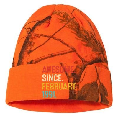 Awesome Since March 1991 32nd Birthday Retro 32 Years Old Kati Licensed 12" Camo Beanie