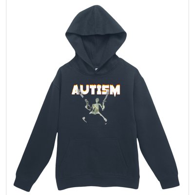 Autism Skeleton Meme Urban Pullover Hoodie