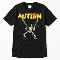 Autism Skeleton Meme Tall T-Shirt
