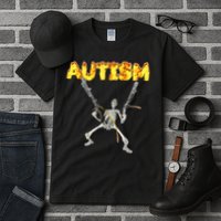 Autism Skeleton Meme Tall T-Shirt