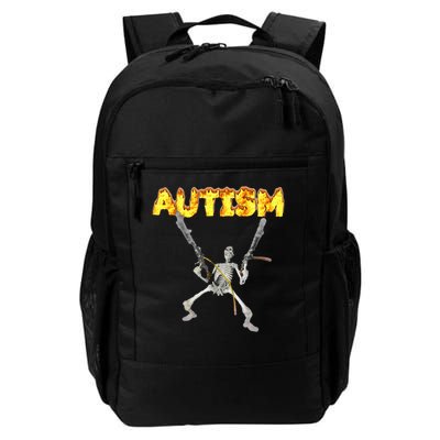 Autism Skeleton Meme Backpack