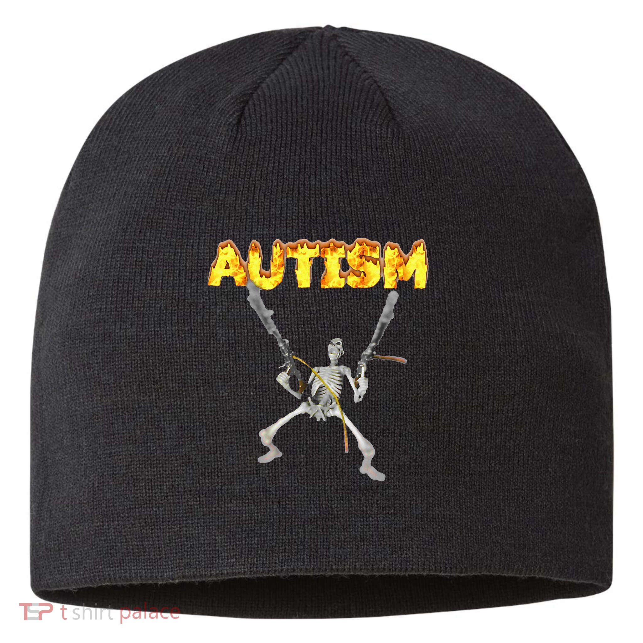 Autism Skeleton Meme Sustainable Beanie