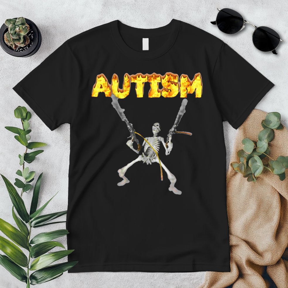 Autism Skeleton Meme Premium T-Shirt