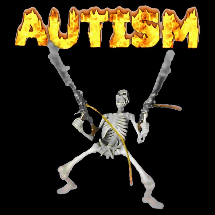 Autism Skeleton Meme Baby Bodysuit