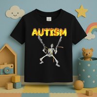 Autism Skeleton Meme Toddler T-Shirt