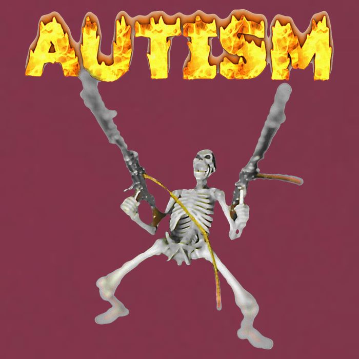 Autism Skeleton Meme 16oz Travel Tumbler