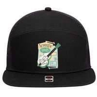 Acoustic Souls Musical Guitar 7 Panel Mesh Trucker Snapback Hat
