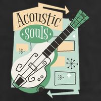 Acoustic Souls Musical Guitar 7 Panel Mesh Trucker Snapback Hat