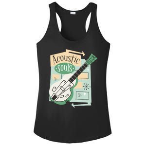 Acoustic Souls Musical Guitar Ladies PosiCharge Competitor Racerback Tank