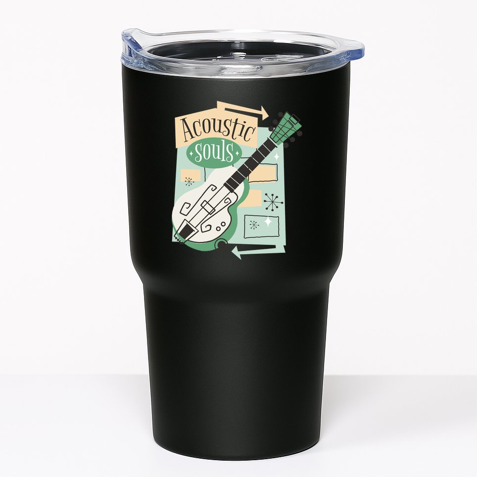 Acoustic Souls Musical Guitar Tumbler